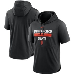 Premium Men's San Francisco Giants Nike Black Home Team Short Sleeve Hoodie Top.webp Be among the first buyers Order now to enjoy top notch quality