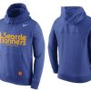 Premium Men's Seattle Mariners Nike Blue Cooperstown Collection Hybrid Pullover Hoodie