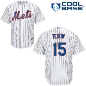 Premium Mets #15 Tim Tebow White(Blue Strip) Home Cool Base Stitched Youth MLB Jersey Hurry Exclusive offer Place your order immediately for a great jersey