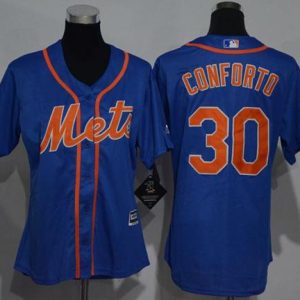 Premium Mets #30 Michael Conforto Blue Alternate Women's Stitched MLB Jersey Collectors this is a must have Add it to your collection by ordering