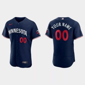 Premium Minnesota Twins Custom Men's Nike 2023 Authentic Jersey ?C Navy