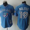 Premium Mitchell And Ness Blue Jays #19 Paul Molitor Blue Stitched MLB Jersey