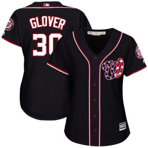 Premium Nationals #30 Koda Glover Navy Blue Alternate Women's Stitched MLB Jersey Sports fans this is your chance Order soon to be part of the action