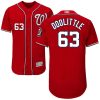 Premium Nationals #63 Sean Doolittle Red Flexbase Authentic Collection Stitched MLB Jersey
