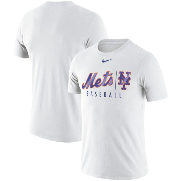 Premium New York Mets Nike MLB Practice T Shirt White
