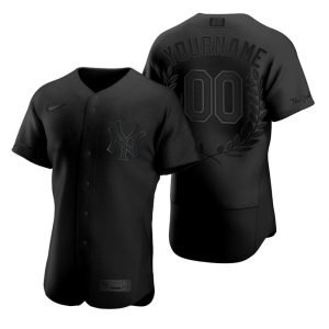Premium New York Yankees Custom Men's Nike Black MLB MVP Limited Player Edition Jersey