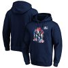 Premium New York Yankees Majestic 2019 London Series Splatter Pullover Hoodie Navy