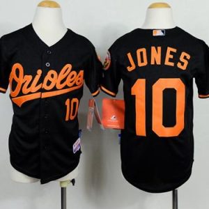Premium Orioles #10 Adam Jones Black Cool Base Stitched Youth MLB Jersey With high demand Don't miss out Order now to wear your team colors