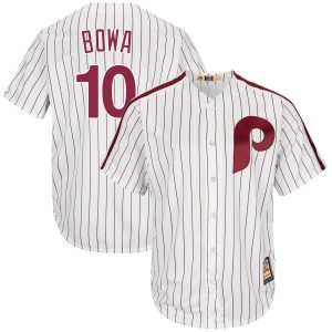 Premium Philadelphia Phillies #10 Larry Bowa Majestic Cooperstown Collection Cool Base Player Jersey White