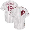 Premium Philadelphia Phillies #19 Greg Luzinski Majestic Cooperstown Collection Cool Base Player Jersey White