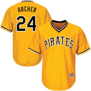 Premium Pirates #24 Chris Archer Gold Cool Base Stitched Youth MLB Jersey Collectors this is a must have Add it to your collection by ordering