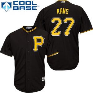 Premium Pirates #27 Jung ho Kang Black Cool Base Stitched Youth MLB Jersey Limited stock Order now to show your love for your team