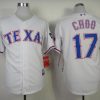 Premium Rangers #17 Shin Soo Choo White Cool Base Stitched MLB Jersey