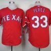 Premium Rangers #33 Martin Perez Red Cool Base Stitched MLB MLB Jersey