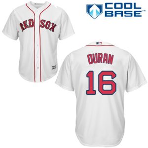 Premium Red Sox #16 Jarren Duran White Cool Base Stitched Youth MLB Jersey For a short time available Grab yours quickly to own a team jersey