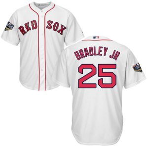 Premium Red Sox #25 Jackie Bradley Jr White Cool Base 2018 World Series Stitched Youth MLB Jersey Be among the first buyers Order now to enjoy top notch quality