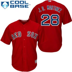 Premium Red Sox #28 J. D. Martinez Red Cool Base Stitched Youth MLB Jersey Sports fans this is your chance Order soon to be part of the action