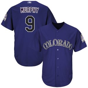 Premium Rockies #9 Daniel Murphy Purple Cool Base Stitched Youth MLB Jersey With high demand Don't miss out Order now to wear your team colors