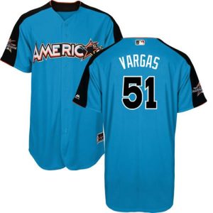 Premium Royals #51 Jason Vargas Blue 2017 All Star American League Stitched Youth MLB Jersey Sports fans this is your chance Order soon to be part of the action