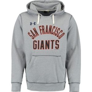 Premium San Francisco Giants Under Armour Legacy Fleece Gray MLB Hoodie