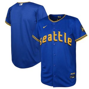 Premium Seattle Mariners Blank Youth Nike Royal 2023 City Connect Player Jersey Be among the first buyers Order now to enjoy top notch quality