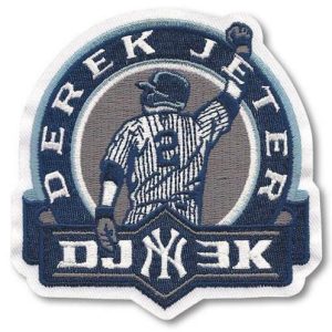 Premium Stitched Derek Jeter New York Yankees 3000th Hit Jersey Patch (DJ 3k)