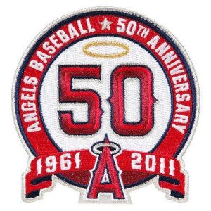 Premium Stitched Los Angeles Angels 50th Anniversary Jersey Patch