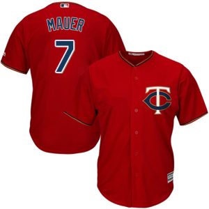 Premium Twins #7 Joe Mauer Red Cool Base Stitched Youth MLB Jersey With high demand Don't miss out Order now to wear your team colors