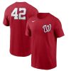 Premium Washington Nationals Nike Jackie Robinson Day Team 42 T Shirt Red Act fast Only a few left Secure yours today