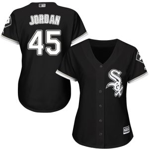 Premium White Sox #45 Michael Jordan Black Alternate Women's Stitched MLB Jersey Be among the first buyers Order now to enjoy top notch quality