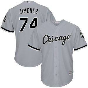 Premium White Sox #74 Eloy Jimenez Grey Road Cool Base Stitched Youth MLB Jersey Collectors this is a must have Add it to your collection by ordering
