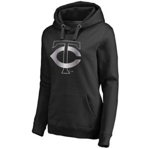 Premium Women's Minnesota Twins Platinum Collection Pullover Hoodie Black For a short time available Grab yours quickly to own a team jersey
