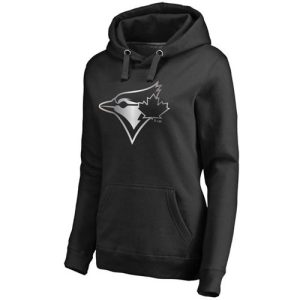Premium Women's Toronto Blue Jays Platinum Collection Pullover Hoodie Black With high demand Don't miss out Order now to wear your team colors