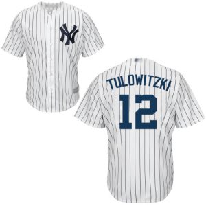 Premium Yankees #12 Troy Tulowitzki White Cool Base Stitched Youth MLB Jersey Act fast Only a few left Secure yours today