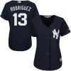Premium Yankees #13 Alex Rodriguez Navy Blue Alternate Women's Stitched MLB Jersey For a short time available Grab yours quickly to own a team jersey