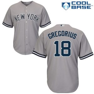 Premium Yankees #18 Didi Gregorius Grey Cool Base Stitched Youth MLB Jersey Sports enthusiasts seize this opportunity Order now to feel the game excitement