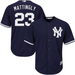 Premium Yankees #23 Don Mattingly Navy blue Cool Base Stitched Youth MLB Jersey For a short time available Grab yours quickly to own a team jersey