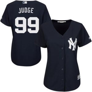 Premium Yankees #99 Aaron Judge Navy Blue Alternate Women's Stitched MLB Jersey For a short time available Grab yours quickly to own a team jersey