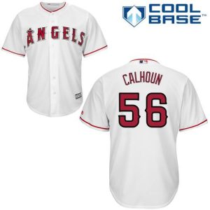 Stunning Angels #56 Kole Calhoun White Cool Base Stitched Youth MLB Jersey For a short time available Grab yours quickly to own a team jersey