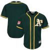 Stunning Athletics Blank Green 2019 Spring Training Cool Base Stitched MLB Jersey