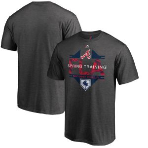 Stunning Atlanta Braves Majestic 2019 Spring Training Grapefruit League Big & Tall Winner T Shirt Gray
