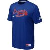Stunning Atlanta Braves Nike Short Sleeve Practice MLB T Shirt Blue