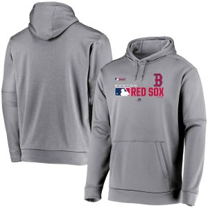 Stunning Boston Red Sox Majestic Authentic Collection Team Distinction Pullover Hoodie Platinum