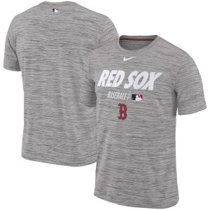 Stunning Boston Red Sox Nike Authentic Collection Velocity Team Issue Performance T Shirt Gray