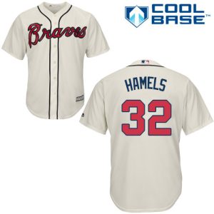 Stunning Braves #32 Cole Hamels Cream New Cool Base Stitched Youth MLB Jersey Be among the first buyers Order now to enjoy top notch quality