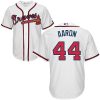 Stunning Braves #44 Hank Aaron White Cool Base Stitched Youth MLB Jersey Be among the first buyers Order now to enjoy top notch quality