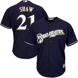 Stunning Brewers #21 Travis Shaw Navy blue Cool Base Stitched Youth MLB Jersey Hurry Exclusive offer Place your order immediately for a great jersey