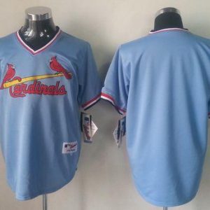 Stunning Cardinals Blank Blue 1982 Turn Back The Clock Stitched MLB Jersey
