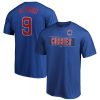 Stunning Chicago Cubs #9 Javier Baez El Mago Majestic 2019 MLB Little League Classic Name & Number T Shirt Royal