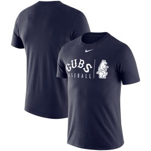 Stunning Chicago Cubs Nike MLB Practice T Shirt Navy